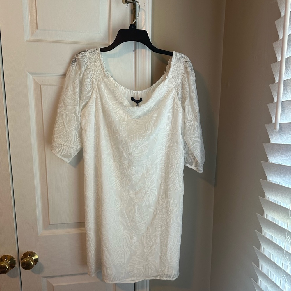 Trina Turk White Lace Dress NWT